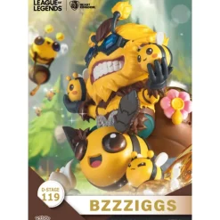 Figuras Beemo y Bzzziggs D-Stage League Of Legends