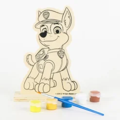 Figuras de Madera Coloreables Paw Patrol 100% Madera