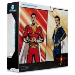 Figuras Paquete De 2 Shazam (Battle Damage) & Freddie Freeman (Gold Label) 18 Cm Dc Multiverse