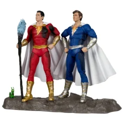 Figuras Paquete De 2 Shazam (Battle Damage) & Freddie Freeman (Gold Label) 18 Cm Dc Multiverse