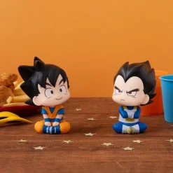 Figuras PVC Son Goku & Vegeta Mini 11cm Cojines Exclusivos
