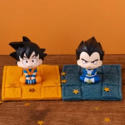 Figuras PVC Son Goku & Vegeta Mini 11cm Cojines Exclusivos