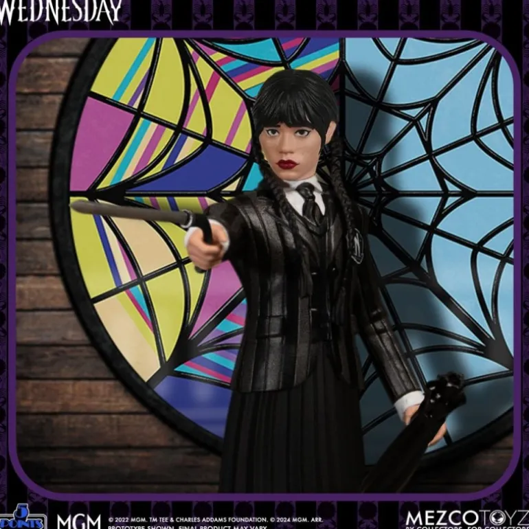 Figuras Wednesday & Enid 5 Points Mezco Toys Miércoles
