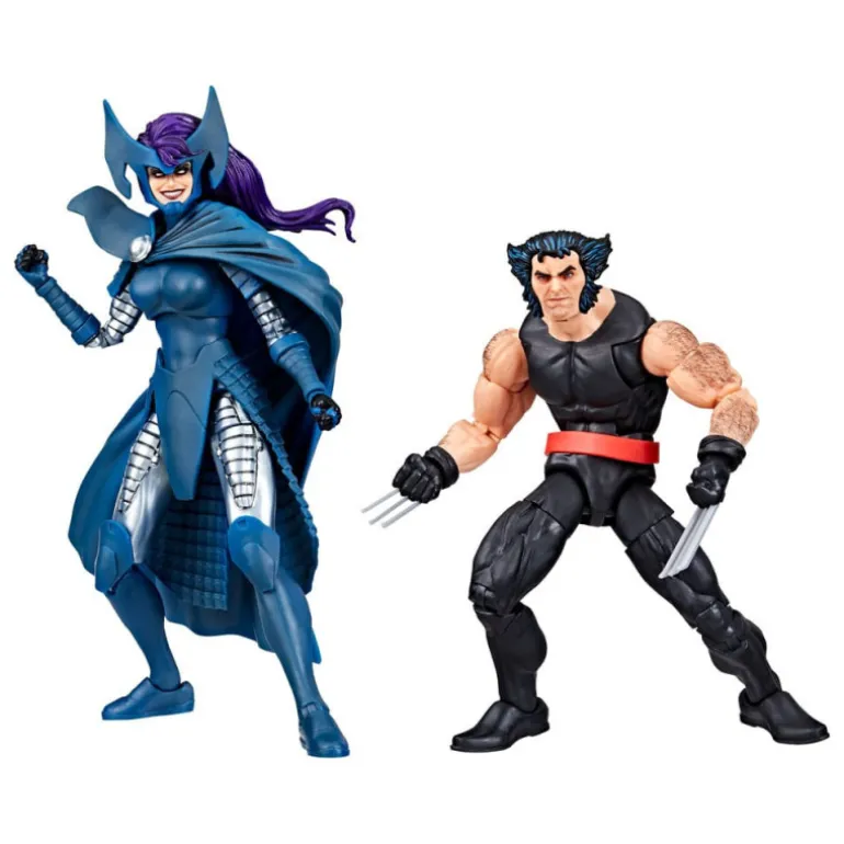 Figuras Wolverine 50Th Anniversary Marvel Legends Wolverine & Psylocke 15 Cm