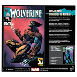 Figuras Wolverine 50Th Anniversary Marvel Legends Wolverine & Lilandra Neramani 15 Cm