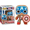 Funko Pop Capitán América Navidad Galleta de Jengibre