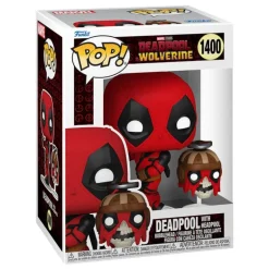 Funko POP! Deadpool y cabeza Deadpool & Wolverine