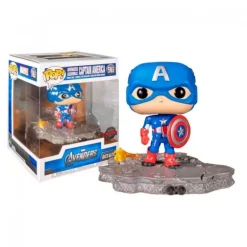Funko Pop Deluxe Capitán América Vengadores Assemble 15 CM