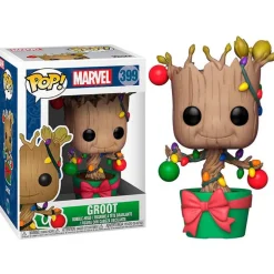 Funko Pop! Groot Edición Navidad con adornos y luces