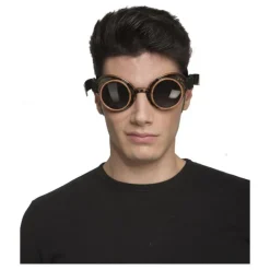 Gafas de Steampunk negras Tintadas