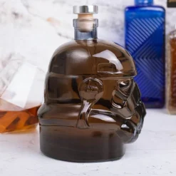 Garrafa de Vidrio Stormtrooper Negra - 0,75L Licencia Oficial