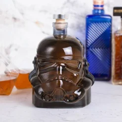 Garrafa de Vidrio Stormtrooper Negra - 0,75L Licencia Oficial