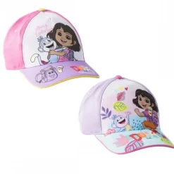 Gorra Infantil Dora la Exploradora 53 cm Algodón y Poliéster