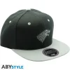 Gorra Juego De Tronos Snapback Negra y Gris Stark
