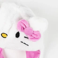 Gorro de Punto Hello Kitty Blanco 100% Poliéster