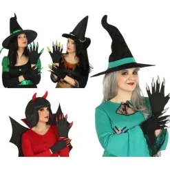 Guantes de Monstruos con uñas en 4 colores surtidos