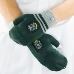 Guantes Mitones con manopla Slytherin Harry Potter
