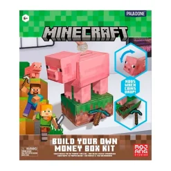 Hucha Minecraft Cerdito 16 cm con Licencia Oficial