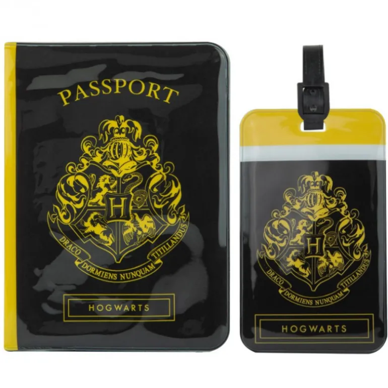 Identificador de equipaje y portadocumentos Harry Potter Hogwarts