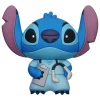 Imán 3D de Stitch con Traje de Enfermero - Licencia Oficial