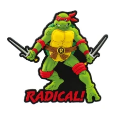 Imán Raphael Tortugas Ninja de PVC con licencia oficial