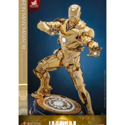 Iron Man Figura Movie Masterpiece Diecast 1/6 Mark III (Gold Color)