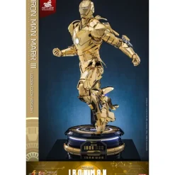 Iron Man Figura Movie Masterpiece Diecast 1/6 Mark III (Gold Color)