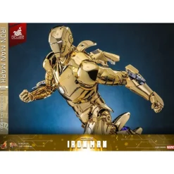 Iron Man Figura Movie Masterpiece Diecast 1/6 Mark III (Gold Color)