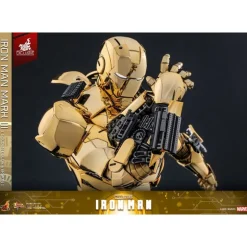 Iron Man Figura Movie Masterpiece Diecast 1/6 Mark III (Gold Color)