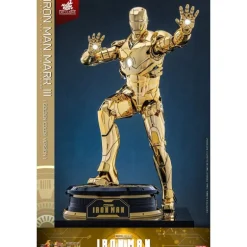 Iron Man Figura Movie Masterpiece Diecast 1/6 Mark III (Gold Color)