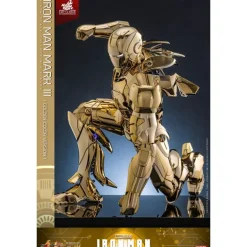 Iron Man Figura Movie Masterpiece Diecast 1/6 Mark III (Gold Color)