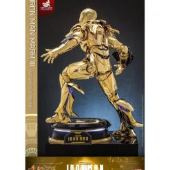 Iron Man Figura Movie Masterpiece Diecast 1/6 Mark III (Gold Color)