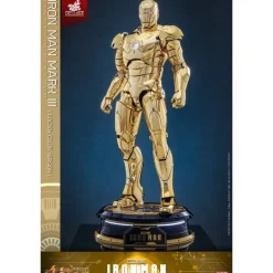 Iron Man Figura Movie Masterpiece Diecast 1/6 Mark III (Gold Color)