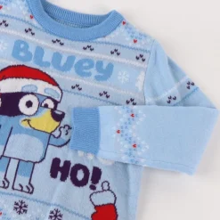 Jersey de Punto Navideño Bluey para Niños 3-6 Años