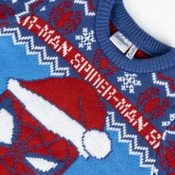 Jersey Navideño de Spiderman para Niños