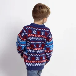Jersey Navideño de Spiderman para Niños
