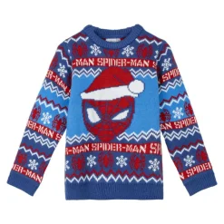 Jersey Navideño de Spiderman para Niños