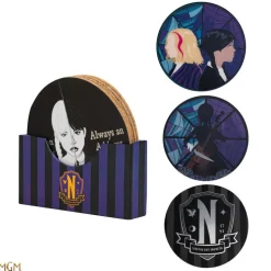 Juego de 4 posavaso Miercoles