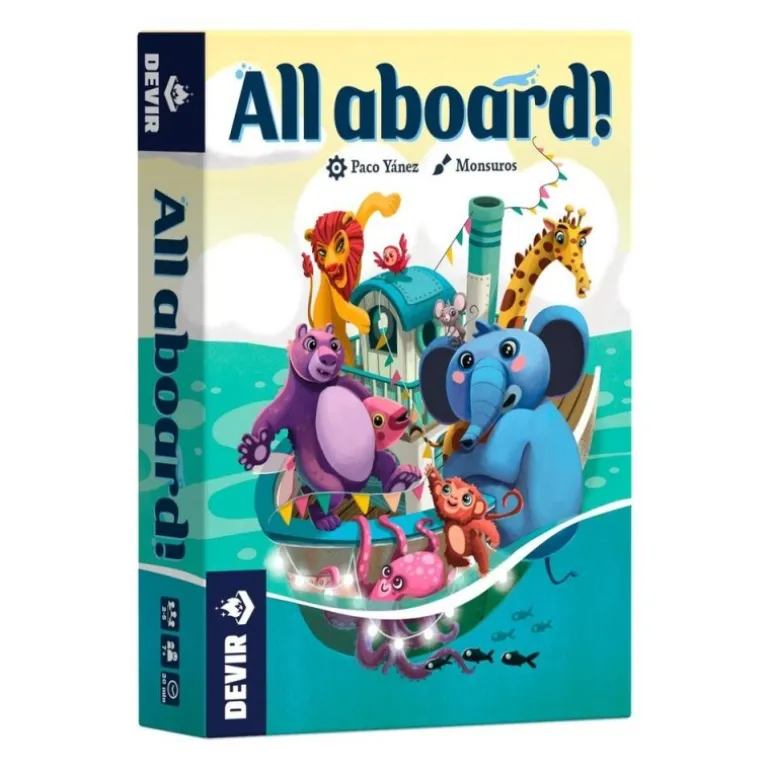 Juego de cartas All Aboard! de Paco Yánez - Devir