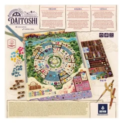 Juego de Mesa Daitoshi - Estrategia y Progreso a Vapor