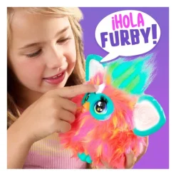 Juguete interactivo Furby Naranja Coral con reconocimiento de voz