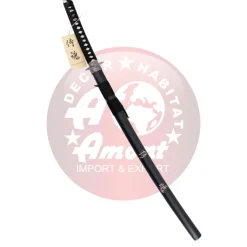 Katana Vaina Negra con Grabado