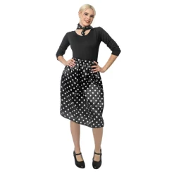 Kit de Años 50 de Rasete para Mujer: Pañuelo y Falda