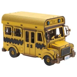 Kit de Construcción Peanuts Puremind Autobús Escolar Madera