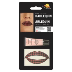 Kit de Tatuaje Labios Arlequina con Hidratante