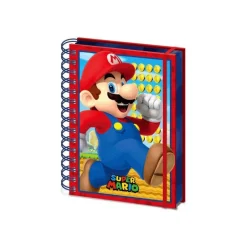 Libreta Cuaderno 3D Super Mario Nintendo