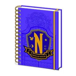 Libreta Miércoles A5 Escudo Nevermore Wednesday