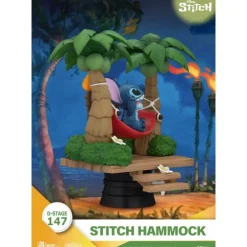 Lilo & Stitch Diorama PVC D-Stage Stitch Hammock 13 cm