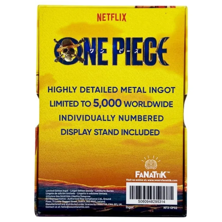 Lingote One Piece Luffy Wanted Poster Edición Limitada