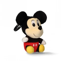 Llavero Bag Clip Mickey Negro 100% Poliéster
